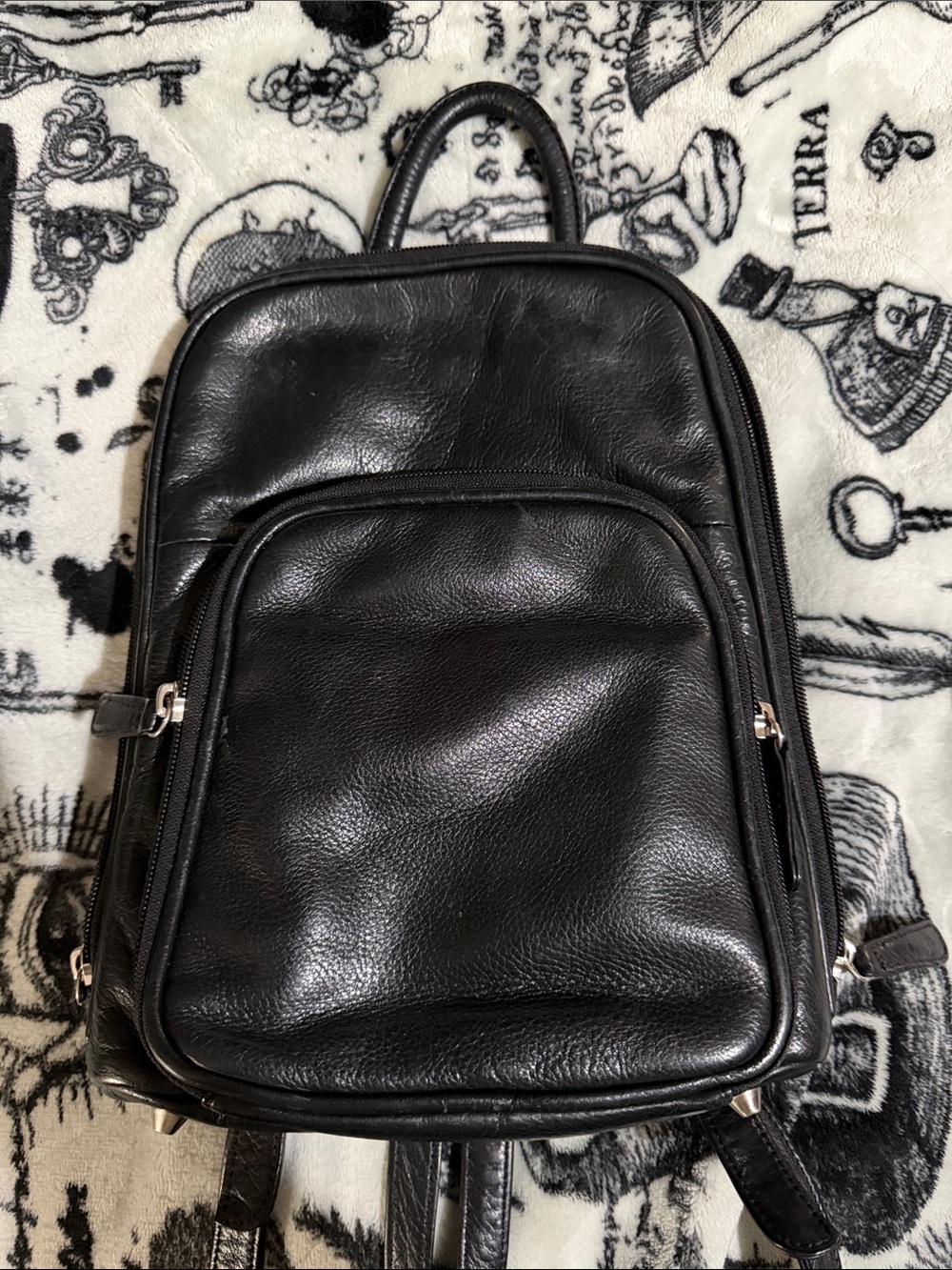 Osgoode Marley - Small Organizer Backpack - Black Leather
